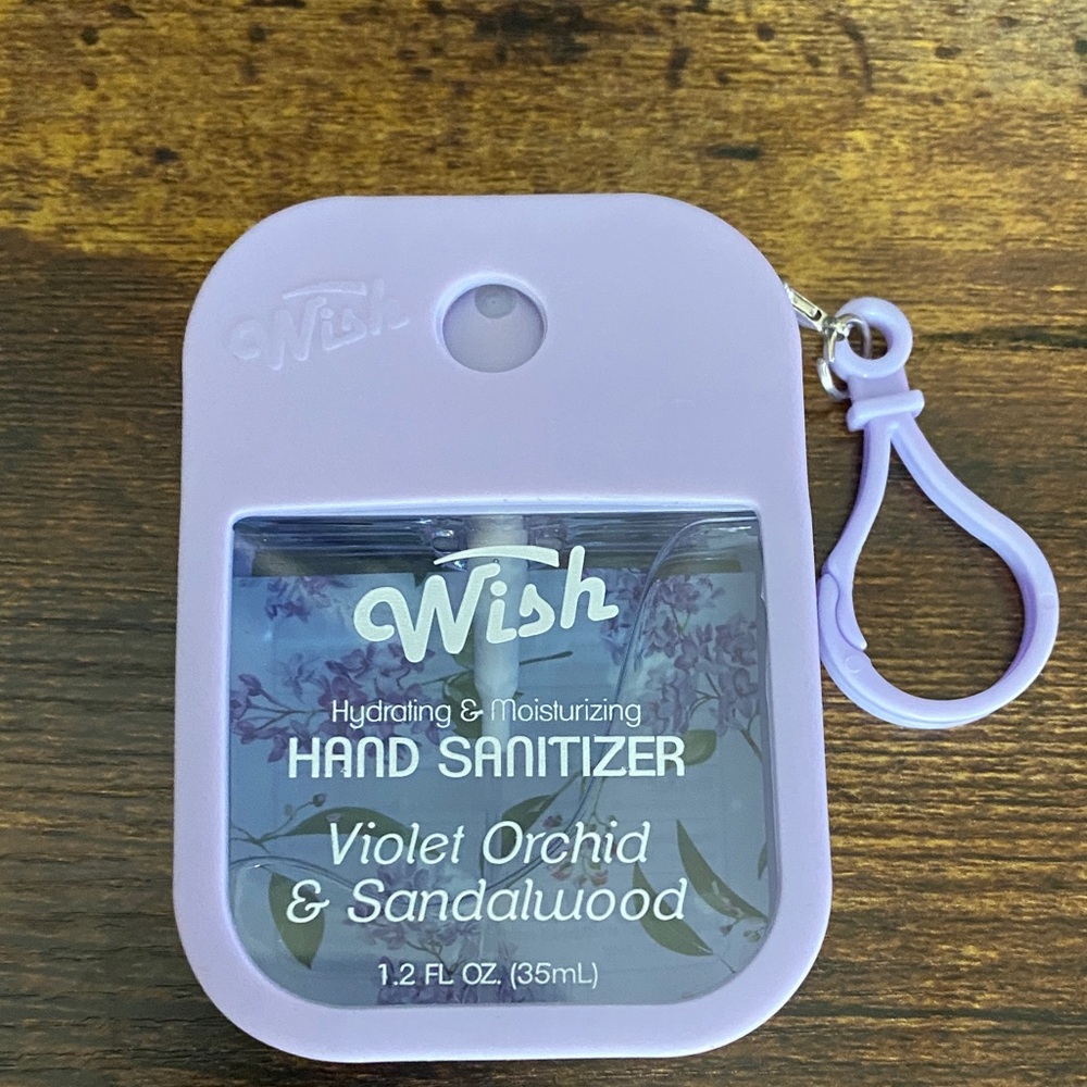 Wish Lavender Hand Sanitizer with Clip